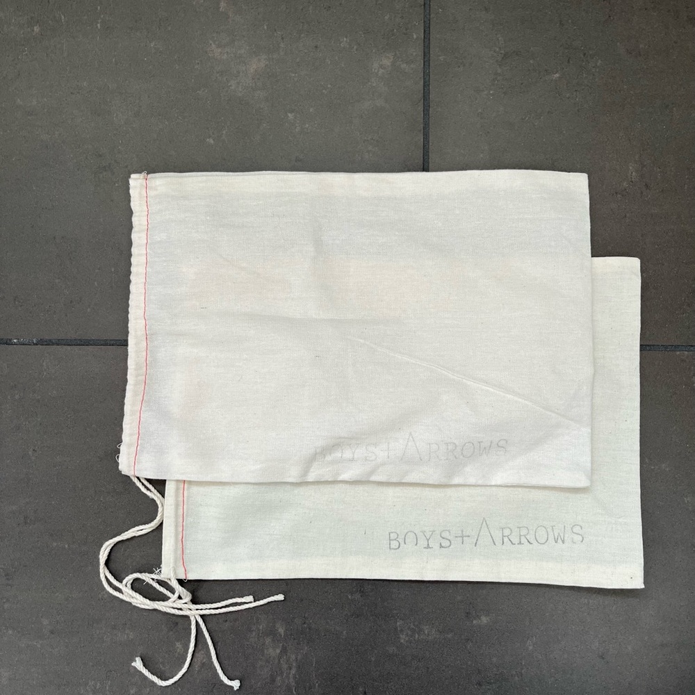 Boys and Arrows 2 cloth bathing suit bags